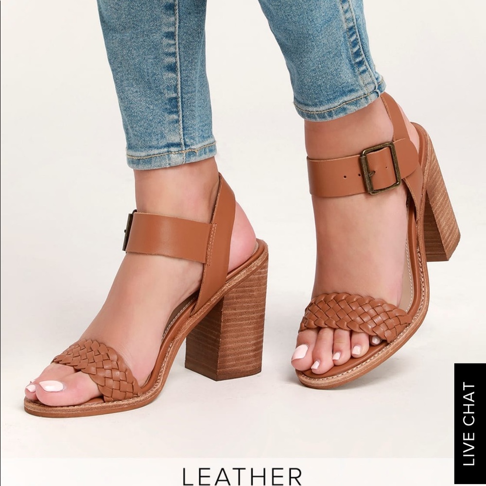 NWOT Steve Madden Leather High Heel Sandals